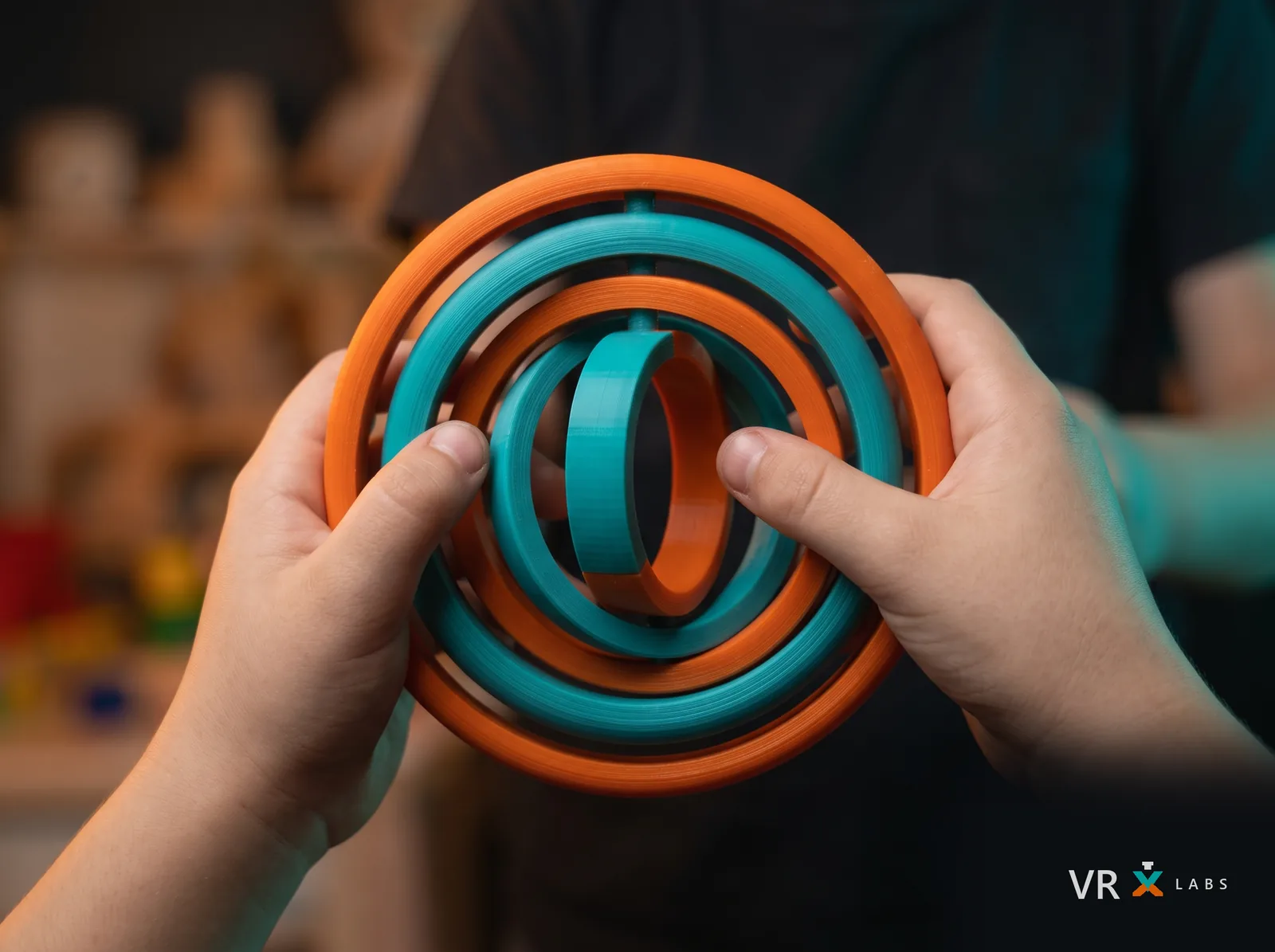 Brinquedos sensoriais — impressão 3D da VRX Labs