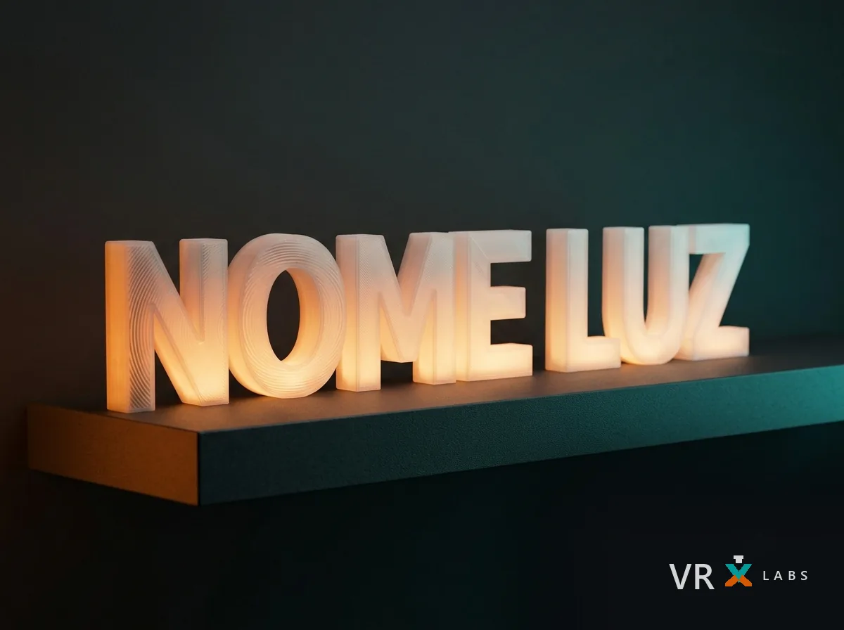 Nome Luz — Personalizados, VRX Labs
